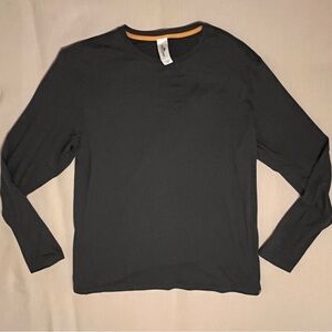 NWOT - Large Long Sleeve Performance Tech Shirt in dark heather gray